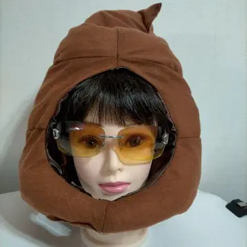 배송비 포함 새상품 똥 모자 코스프레 캡 똥 똥 남녀 공용