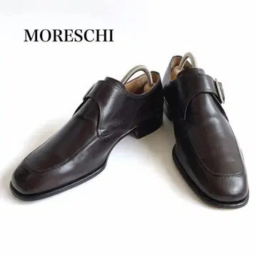 [고급 이탈리아제] MORESCHI 모레스키 몽크 스트랩 슈즈 브라운