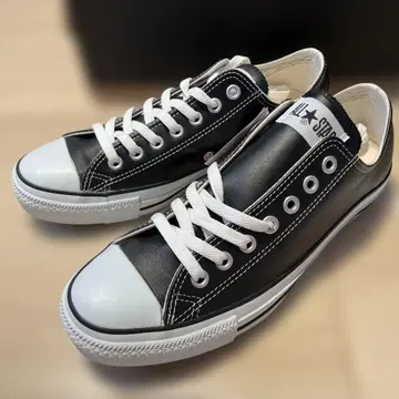 [새상품] 컨버스 올스타 가죽 블랙 27cm 제조 중지