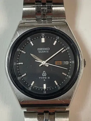 SEIKO QUARTZ TYPE II 7546-8090 남성용 손목시계