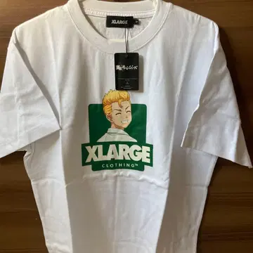 XLARGE 도쿄 리벤저스 콜라보 T셔츠 화이트 택 포함 새상품