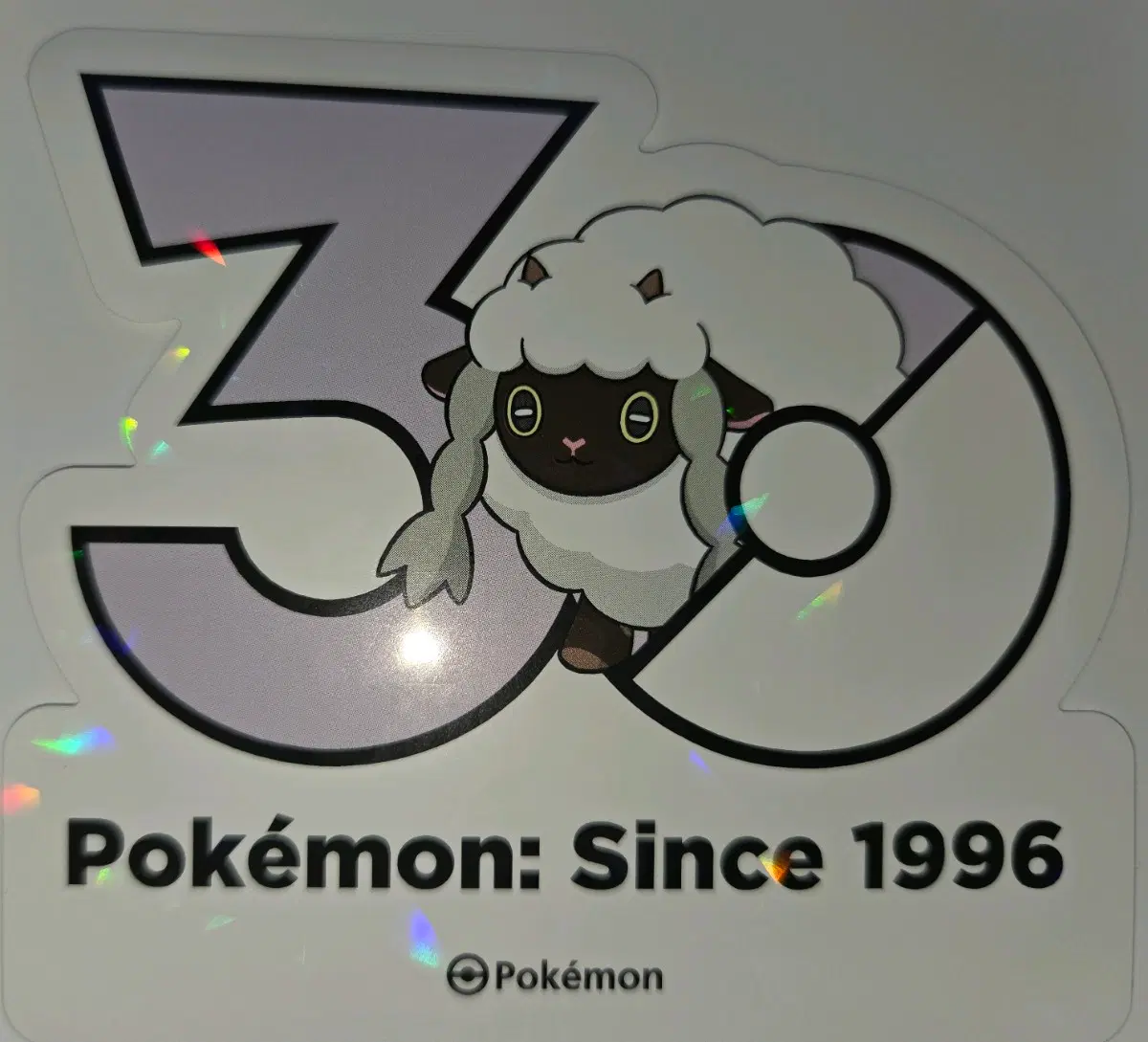 포켓몬스터 30주년 대형 로고 스티커 컬렉션 우르