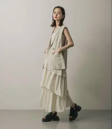센스 오브 플레이스 아지메 캉캉 스커트