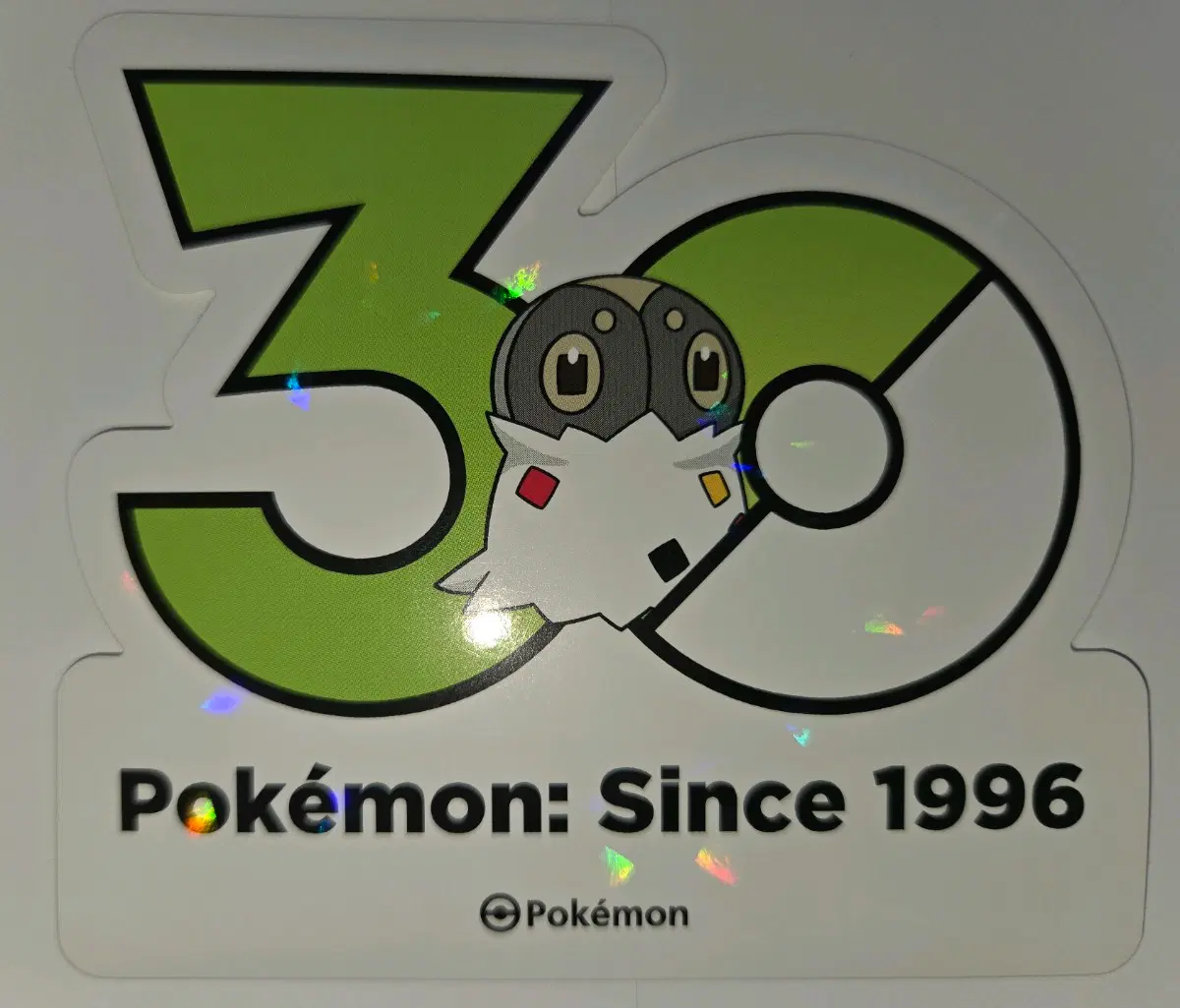 포켓몬스터 30주년 대형 로고 스티커 컬렉션 분떠도리