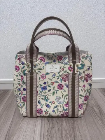 MINTON 핸드백 꽃무늬 토트백