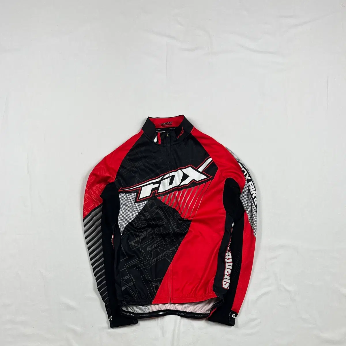 폭스 fox rider 싸이클 긴팔 집업 져지
