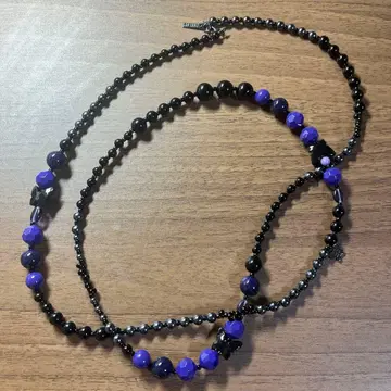 ANNA SUI 롱 목걸이 버터플라이 다층 롱 목걸이 이중