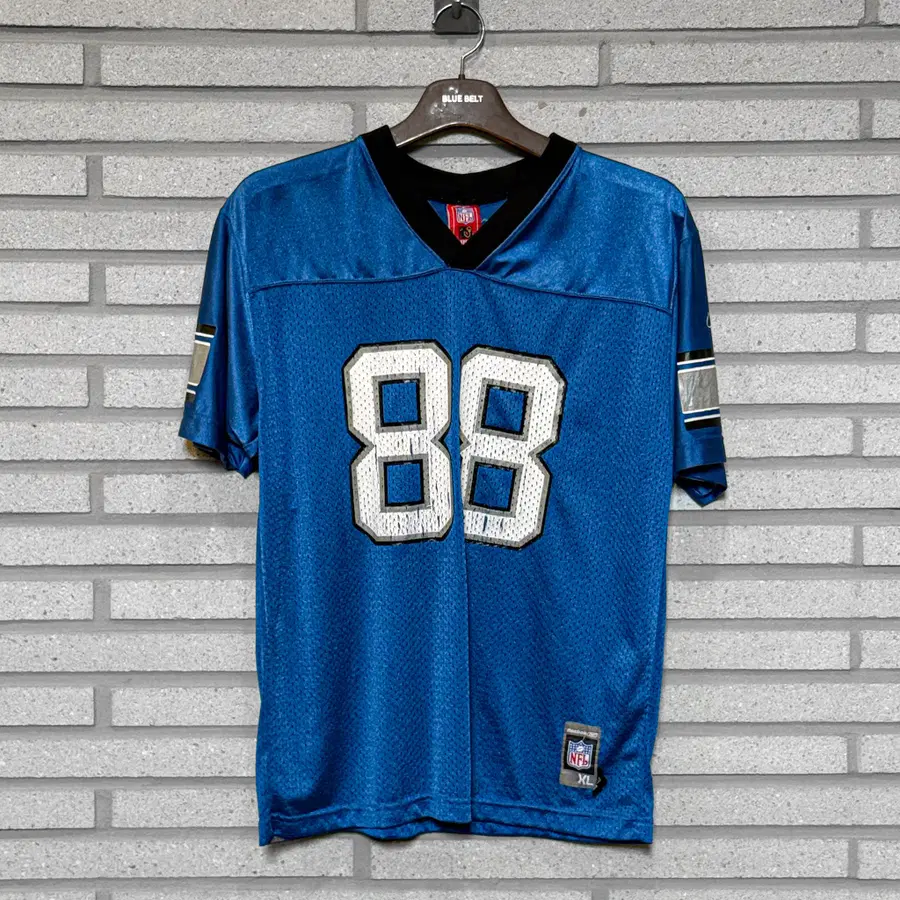 NFL 풋볼 유니폼 프린팅 디테일 블루