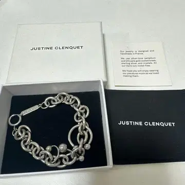 JUSTINE CLENQUET 팔찌 실버 컬러