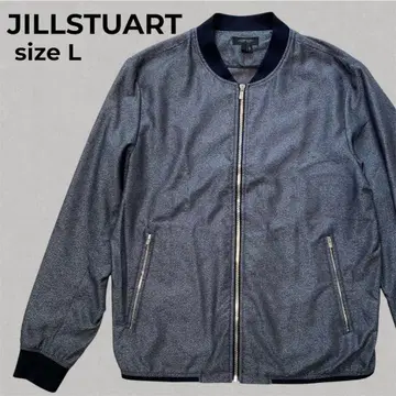 JILLSTUART 남성용 블루종 L 자켓 네이비 루즈핏