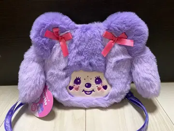 새상품이지만 하자 있음 시나코 콜라보 몬치치 봉제 인형 미니백 몬치치