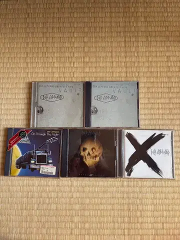 Def Leppard CD 5장 세트 서양 POP 락