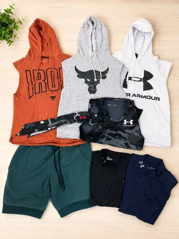 UNDER ARMOUR 트레이닝 의류 8세트 S/M 사이즈