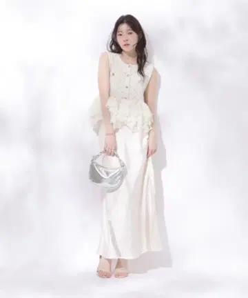 Rirandture 레이스 트리밍 머메이드 스커트