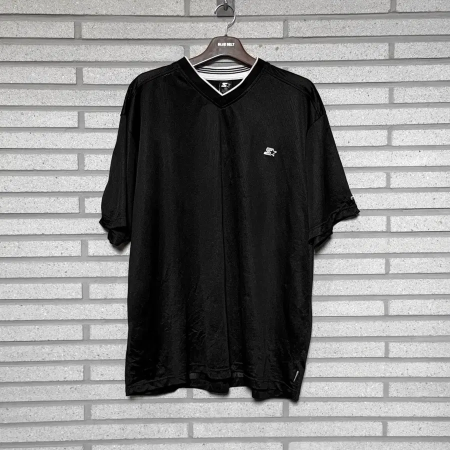 JPN VINTAGE 반팔 티셔츠 자수 디테일 블랙