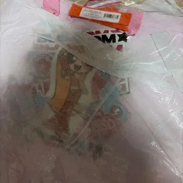 너무 귀여운 파워퍼프걸 토트백 핑크