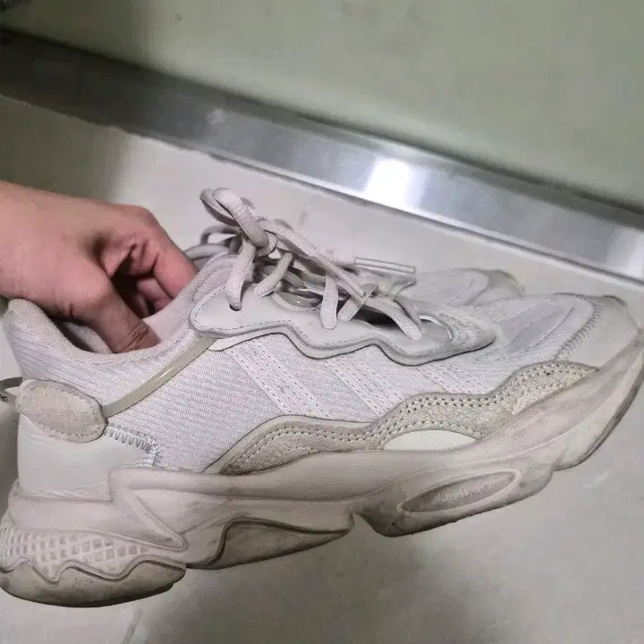 아디다스 오즈위고 러닝화 베이지 240
