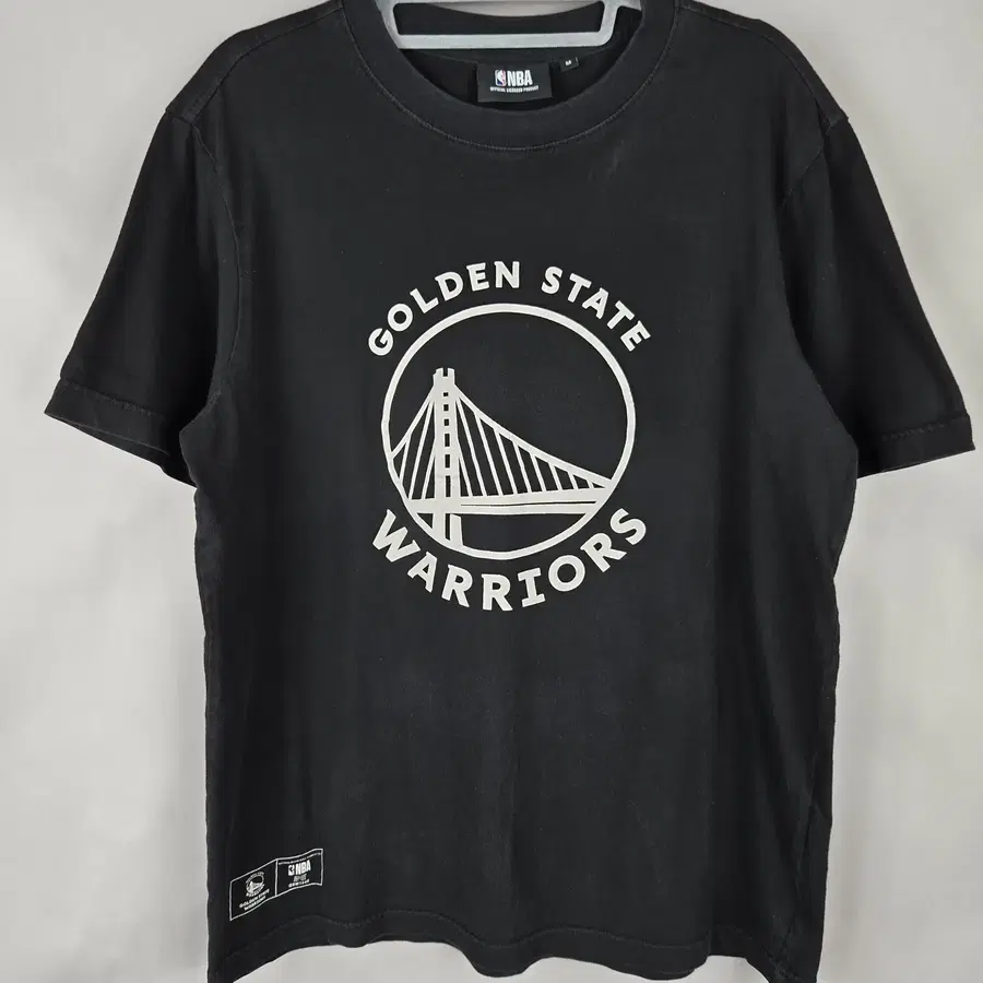 [무료배송]NBA 남성 M 골든스테이트 블랙 반팔 티셔츠 반팔티