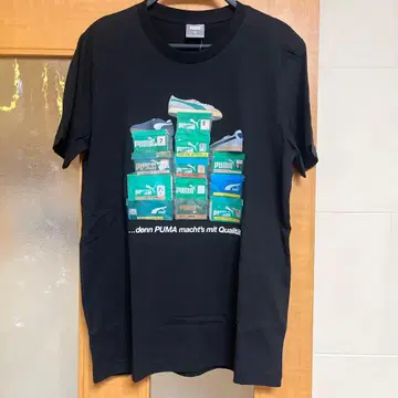 PUMA 빈티지 슈즈 박스 프린트 T셔츠