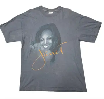 00s 자넷 잭슨 월드 투어 티셔츠 빈티지 janet