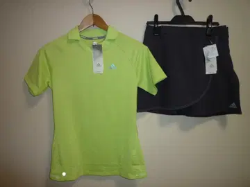 [ 새상품 L ] adidas 아디다스 골프 셔츠 & 스커트 셋업