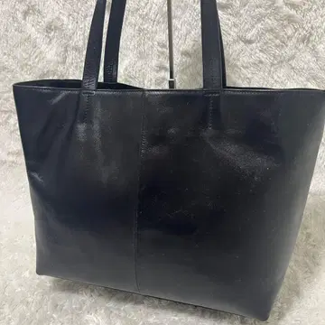 UNITED ARROWS 가죽 토트백 비즈니스 블랙 A4 수납 가능