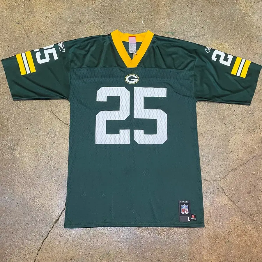 미국빈티지 NFL 리복 그린베이 패커스 저지 반팔 유니폼