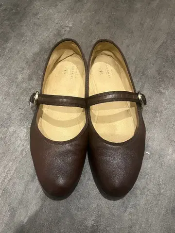 ZARA CARAMEL LONDON 발레 슈즈 브라운 40
