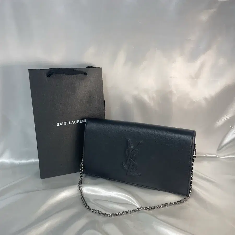 생로랑 입생로랑 YSL 체인 숄더백 블랙 +이너백 포함