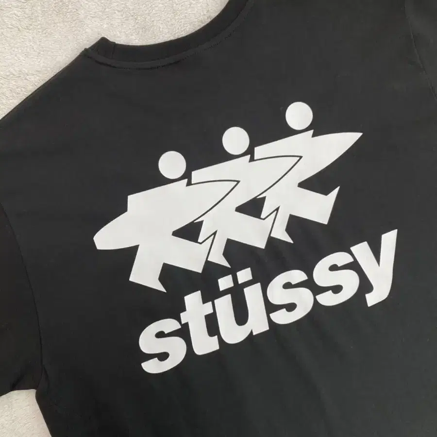 스투시 서퍼위크 블랙 새상품 S, M, L, XL