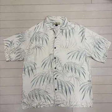 Tommy Bahama 실크 100% 아로하 셔츠