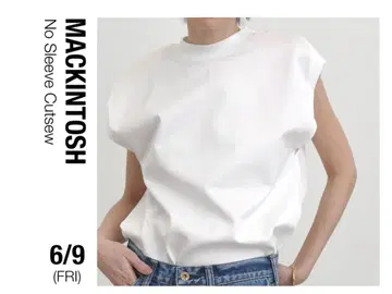 라빠르망 MACKINTOSH/매킨토시 슬리브리스 티셔츠 미사용