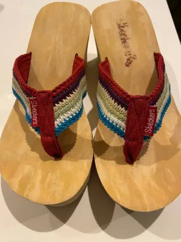 SKECHERS 통굽 비치 샌들 멀티 컬러