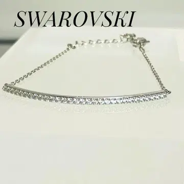 SWAROVSKI 스와로브스키 크리스탈 바 팔찌 스완 참