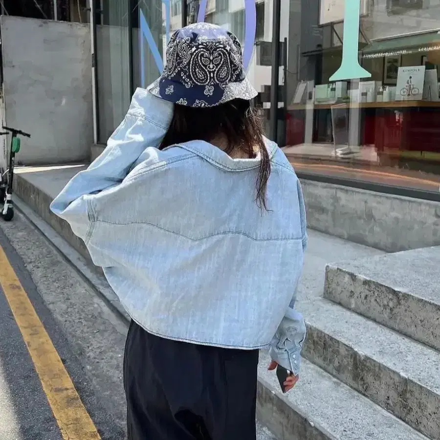 올라이츠 데님 셔츠