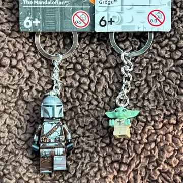 LEGO 스타워즈 키링 만달로리안 그로구