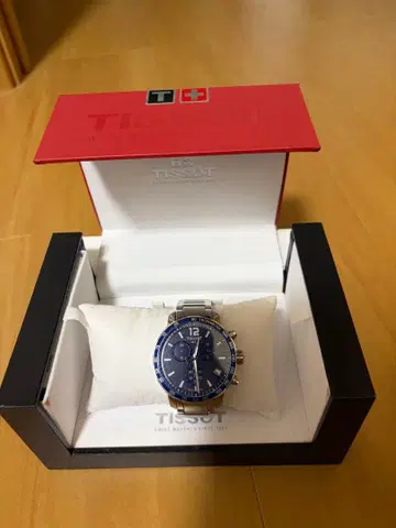 TISSOT 크로노그래프 손목시계 쿼츠