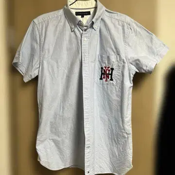 Tommy Hilfiger 반팔 셔츠 스카이블루