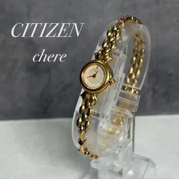 CITIZEN chere 2석 브레스워치 새상품 배터리 골드 손목시계