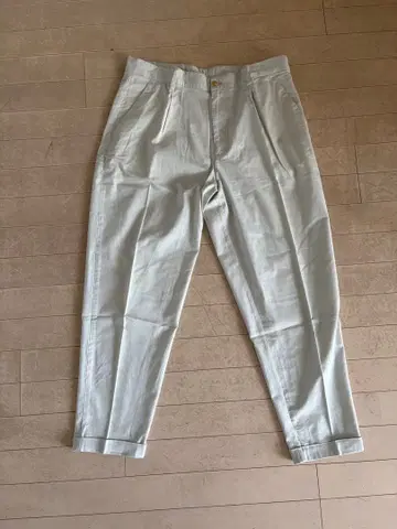 ZARA 남성용 치노 팬츠 화이트 블루 EUR 42