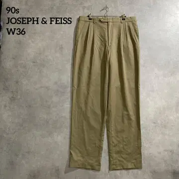 90s JOSEPH & FEISS 로켓 탈론 2턱 슬랙스 W36