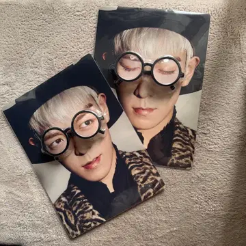 BIGBANG TOP 안경 & 클리어 파일 세트