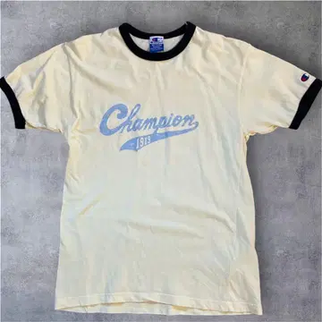 Champion 1919 링거 T셔츠 크림색 M 사이즈