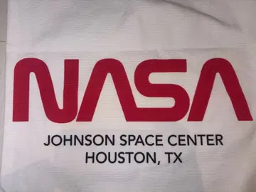 NASA 존슨 우주 센터 한정판 토트백 화이트 휴스턴