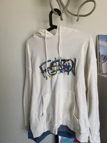 Vaundy Fusion 후디 [White x Denim] M 사이즈