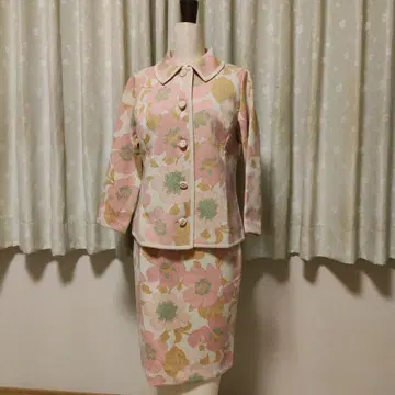 레트로 꽃무늬 셋업