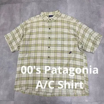 00's 파타고니아 patagonia 체크 AC 셔츠 구제 의류 빈티지 아웃도어