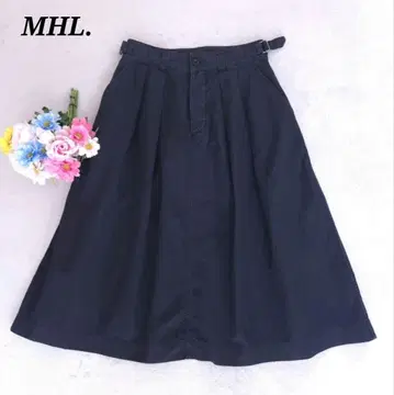 마가렛호웰 코튼 린넨 스커트 플레어 빅 사이즈