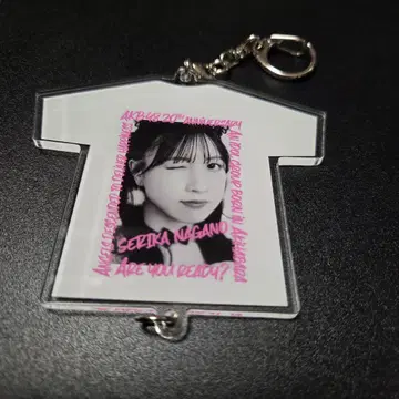 AKB48 나가노 세리카 니타 카츠라 콜라보 T셔츠형 키링 대 의상전 굿즈