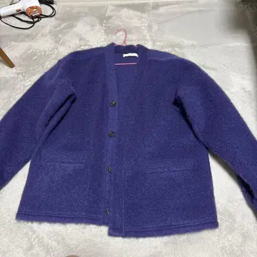JieDa MOHAIR CARDIGAN 퍼플 사이즈 2